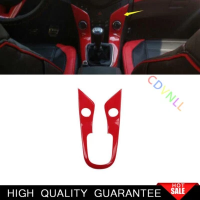 Cuadro de cambio de marchas rojo brillante para Chevrolet Cruze 2010-2015 Foto 1 de 4