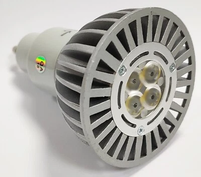 7.5W LED Long Barrel GU10 Yellow Coloured Reflector Spot Light Bulbs Downlight - Image 1 of 4