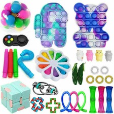 54PCS POP push it bolla sensoriale Fidget Toy antistress per bambini con autismo