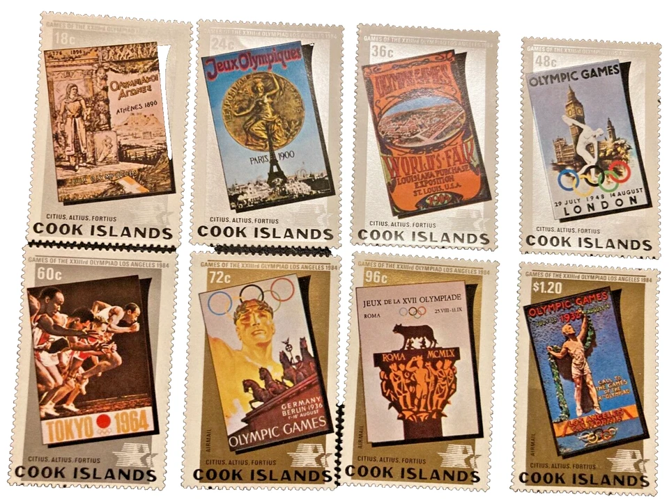 COOK ISLANDS 1984 OLYMPICS SG958-965 - Image 1 of 1