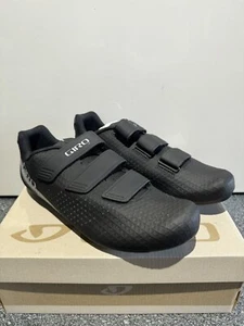 GIRO Stylus Men's Clipless Road Cycling Shoes - BLACK - EU Size 44 US 10.5 - Picture 1 of 6