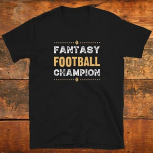 FANTASY FOOTBALL CHAMPION SHIRT *ADULT* AWARD T-SHIRT FIRST PLACE FUNNY NFL NEW - Picture 1 of 5
