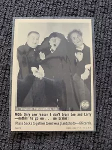 Fleer Tre tirapiedi 1966 #66 non sportivo vintage - Foto 1 di 2