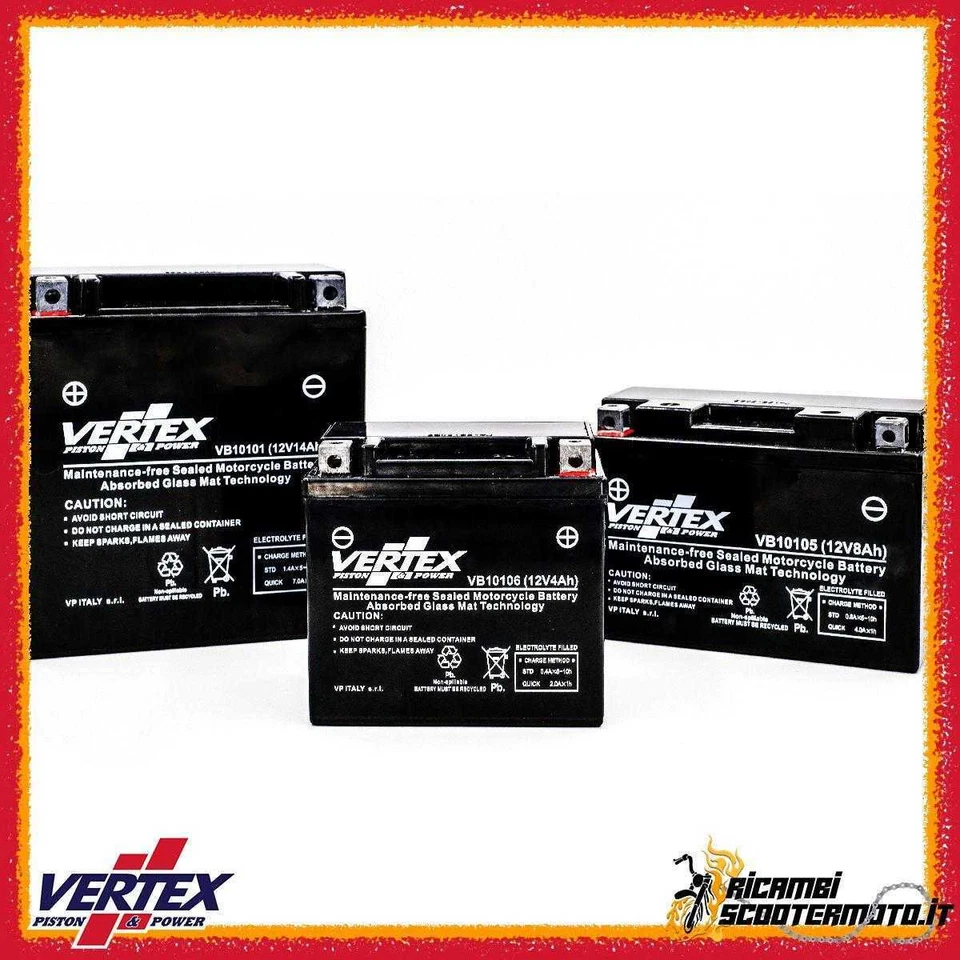 6758106 Batteria Mb12U Cb12A-A,Cb12A Yamaha Fzr 600 R 1989-1993 Senza Kit Acido - Изображение 1 из 1