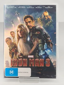 Iron Man 3 DVD Ben Kingsley Don Cheadle Guy Pearce Paul Bettany Robert Downey Jr - Picture 1 of 2