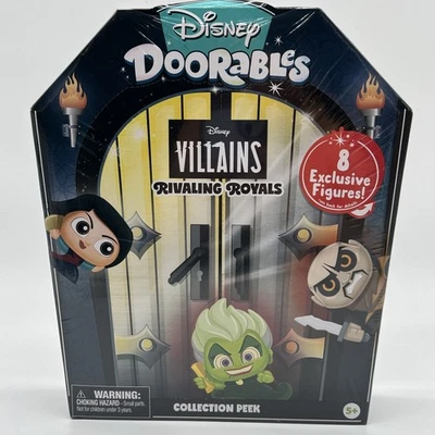Disney Doorables Villanos Colección Rivaling Royals Peek 8 Figuras NUEVO Foto 1 de 4