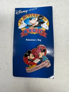 AUTHENTISCHE DISNEY MICKEY & MINNIE MOUSE VALENTINSTAG 2002 ANSTECKNADEL - Bild 1 von 2