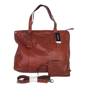 Ellington Delia große Ledertasche Sangria mit Umhängegurt und Tasche - Bild 1 von 19