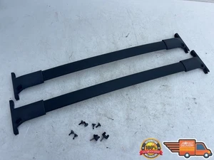 2013-2019 FORD ESCAPE ROOF RACK CROSS BARS BLACK PAIR BAR SET OEM 13-19 - Picture 1 of 9