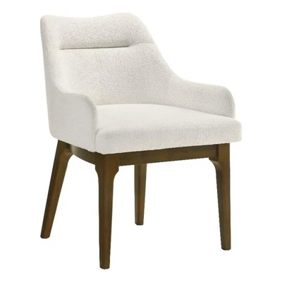 ACME Kasha Side Chair (Set-2) in Chenille & Vintage Oak - Image 1 of 4