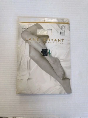 Lane Bryant Daysheer Pantyhose Off White Size C Invisible Reinforced Toe - Image 1 of 4