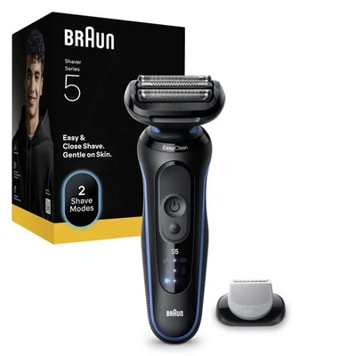 Braun Serie 5 Rasoio Elettrico Barba Wet&Dry Regolabarba Uomo Rasoio Barba 50 - Immagine 1 di 4