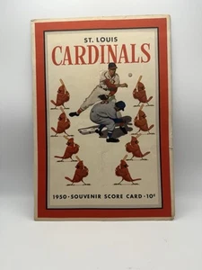 1950 St Louis Cardinals Scorecard - Picture 1 of 3