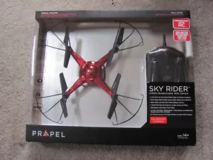 Brand New Propel RC Sky Rider 2.4GHz Quadcopter with Onboard Camera Red OD-2114 - Picture 1 of 8