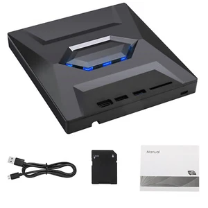 5 in1 USB 3.0 Portable External CD/DVD Drive Player USB Hub For Laptop Desktop - Afbeelding 1 van 21