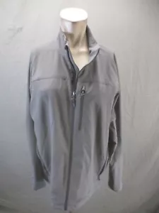 Murmeltier Größe L Herren Softshelljacke grau Full Zip Stehkragen Reißverschlusstasche 688 - Bild 1 von 10