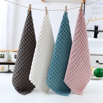 12 PCS Premium Waffle Weave Microfiber Towel Super Absorbent 30x30cm Fast Drying - Image 1 of 4