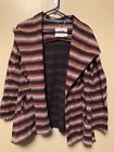 Obey Propaganda Large Cotton Multicolor Stripped Hooded Jacket