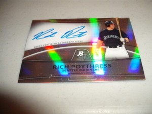 RICH POYTHRESS 2010 BOWMAN PLATINUM ROOKIE AUTOGRAPH LOOK@STORE