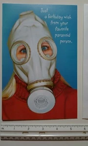 zarte Gedanken Geburtstag Pandemie Motto Grußkarte - NEU! W Umschlag Vintage  - Bild 1 von 4