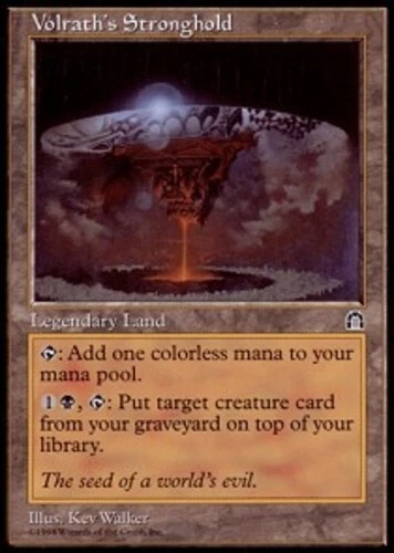 [1x] Volrath's Stronghold Slight Play, JAPANESE Stronghold MTG Magic - Image 1 of 1