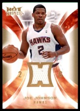 2008-09 Fleer Hot Prospects Materials Joe Johnson Atlanta Hawks #HM-JJ