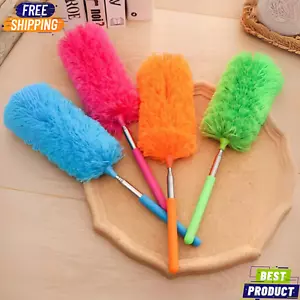 1pc Adjustable Microfiber Duster – Anti-Dusting Brush for Home & Car Cleaning - Picture 1 of 9