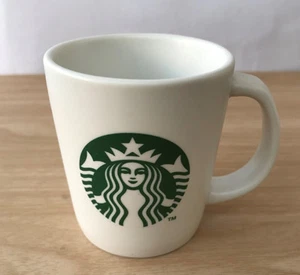 3 OZ STARBUCKS LOGO MERMAID CERAMIC COFFEE ESPRESSO MUG WHITE - Picture 1 of 4