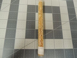 6/0 Japanische Rocailles Röhre, 24K Gold Galvanisiert über Glas - NEU - Bild 1 von 8
