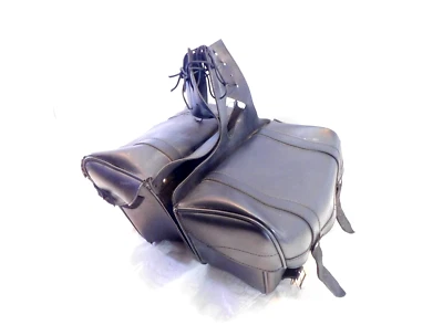 Harley Davidson Sportster 883 & 1200 Custom Hugger & Sport Saddlebag Side Bags - Image 1 of 4