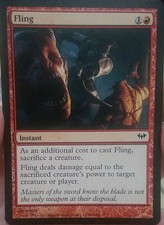 4x lot MTG Fling Dark Ascension 90 Regular Common