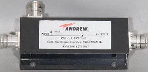 Andrew PN: C-6-CPUS-N 6 dB 800-25000 MHz Directional Coupler 2.5 GHz - Picture 1 of 4