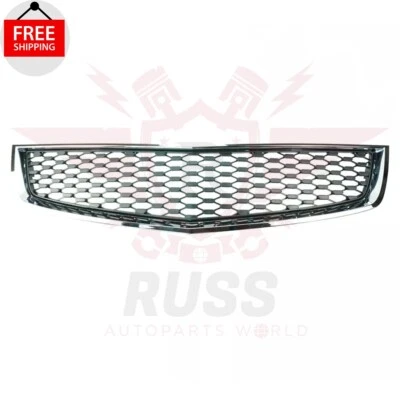 For 2010-2015 Chevrolet Equinox Front Bumper Grille Chrome Shell w/ Black Insert Foto 1 de 4