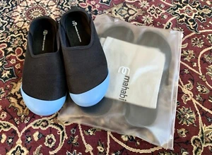 mahabis classic slippers Indoor Outdoor Summer Breathable Black Blue EU41 London - Picture 1 of 3