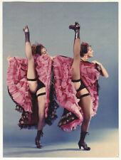  Original 1970er Kabarettdarsteller, High Kick Paris Showgirl, seltenes Farbfoto
