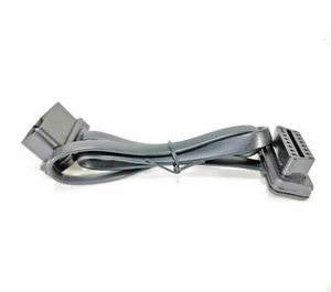 OBD2 16 Pin Flat Noodle Male to Female Elbow Extension Diagnostic Cable 2FT - Picture 1 of 5
