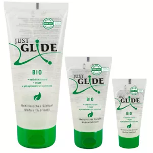 Just Glide BIO lubrificante vegano naturale ottimizzato pH medico Made in Germany - Foto 1 di 5