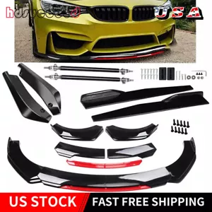 For BMW 3 4 5 Series Front Rear Bumper Lip Spoiler Splitter Body Kit +Side Skirt - Picture 1 of 19