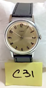Vintage 1969 Men’s Timex Mercury 32MM Mechanical Watch 10302469 Serviced - Picture 1 of 11