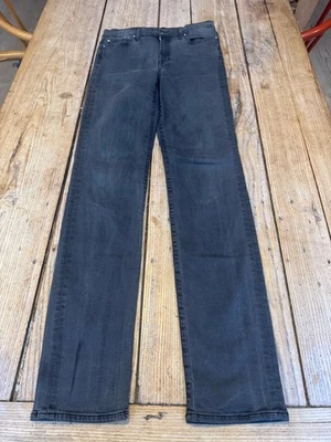 Fabulous Stretchy 7 FOR ALL MANKIND "Moxie” Grey Straight Skinny JEANS, 31 - Image 1 of 4