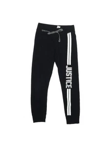 Justice Active Girls Black Sweatpants 6 - Picture 1 of 2