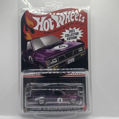 Nissan D21 2023 Hot Wheels RLC personalizado '93 púrpura 1:64 nuevo en paquete promoción por correo Foto 1 de 2