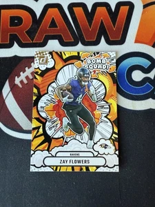 2025 Panini Donruss Zay Flowers Bomb Squad! Baltimore Ravens #BS-ZFS - Picture 1 of 2