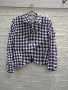 PRE-OWNED Comme Des Garcons Girl Check Jacket Womens Size Large - Picture 1 of 6