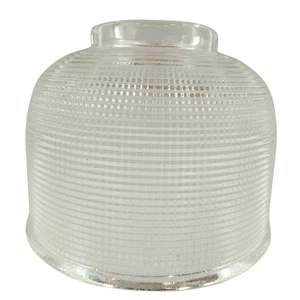 Vintage Klar Strukturglas Lampenschirm Kleine Kugel Ersatz Licht Abdeckung Kuppel - Bild 1 von 10