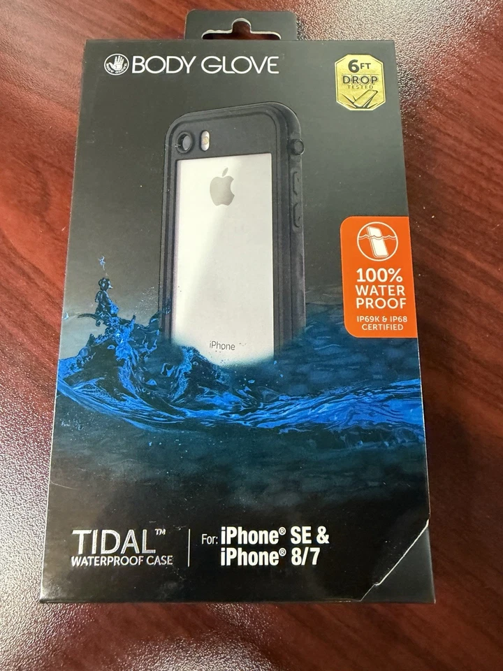 Body Glove Tidal Waterproof Case for iPhone SE/8/7 – IP68 – New/Sealed - Image 1 of 1