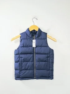 NEW GAP Navy Blue Puffer Vest Kids XS 4-5 - Picture 1 of 7
