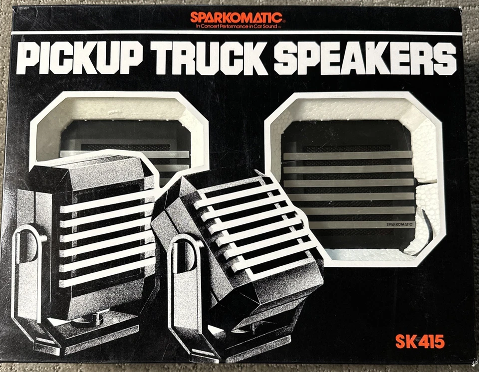 Juego de Altavoces Sparkomatic Pick Up Truck SK415 De Colección Nuevo Foto 1 de 4