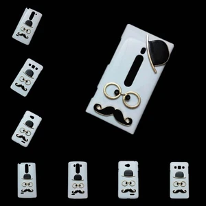 For Phones 3D Cute Hat Eye Mustache Back Hard Protective Skin Case Cover - Picture 1 of 11