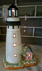 Faro de San Simón 1872 Night Light Geo. 1993 vintage Z. Lefton - Imagen 1 de 5